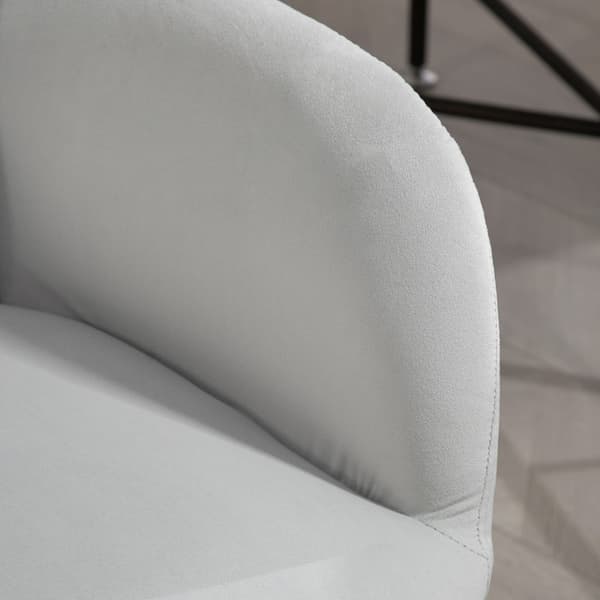 Rootz Kontorstol - Drejelig Skrivebordsstol - Ergonomisk siddeplads - Plys polstring - 58cm x 58,5cm x 78-86cm