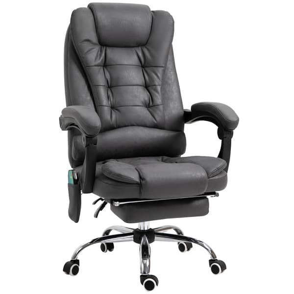 Rootz Massage Kontorstol - Vibrerende Stol - Opvarmet lænde - Ergonomisk computerstol - 65cm x 160cm x 104cm