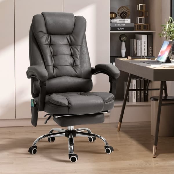 Rootz Massage Kontorstol - Vibrerende Stol - Opvarmet lænde - Ergonomisk computerstol - 65cm x 160cm x 104cm