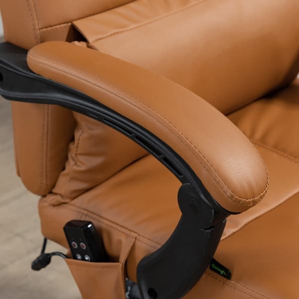 Rootz Massage Kontorstol - Task Chair - Skrivebordsstol - Kunstlæder - 66cm x 67cm x 115-123cm