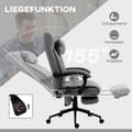 Miniatyrbillede 6 af 10: Rootz Massage Kontorstol - Ergonomisk stol - 155° tilbagelænet - Lændevarme - 66cm x 76cm x 112-120cm