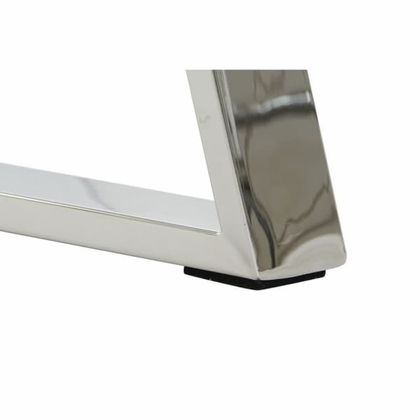 Ruokapöytä DKD Home Decor Kristalli Teräs Tumman harmaa (180 x 90 x 76 cm)