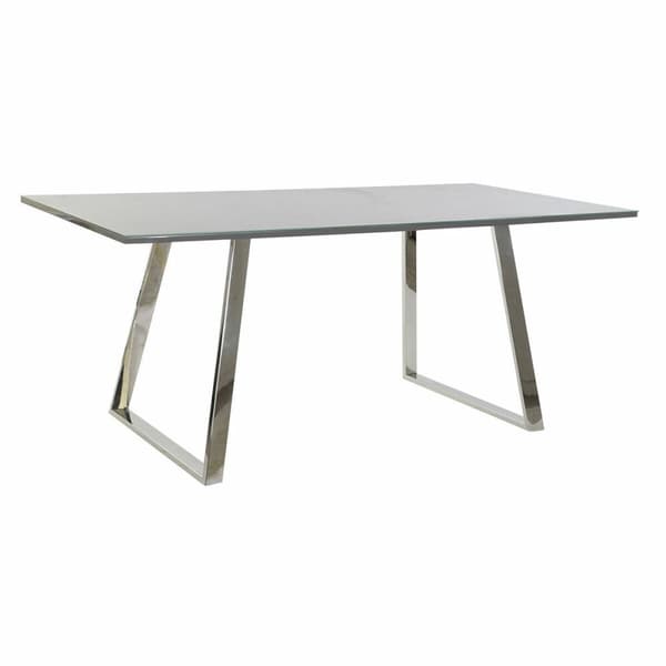 Ruokapöytä DKD Home Decor Kristalli Teräs Tumman harmaa (180 x 90 x 76 cm)