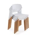 Miniatyrbillede 6 af 6: Stol Versa Hvid 45 x 76 x 42 cm (4 enheder)