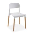 Miniatyrbillede 2 af 6: Stol Versa Hvid 45 x 76 x 42 cm (4 enheder)