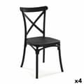 Miniatyrbillede 1 af 5: Stol Versa Sort 43 x 88 x 43 cm (4 enheder)