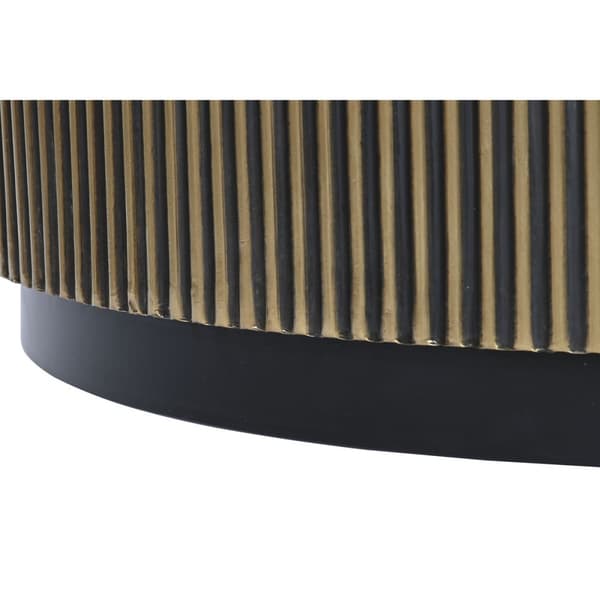 Sofabord Home ESPRIT Kobber Marmor 90,5 x 90,5 x 45,5 cm