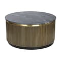 Miniatyrbillede 1 af 5: Sofabord Home ESPRIT Kobber Marmor 90,5 x 90,5 x 45,5 cm