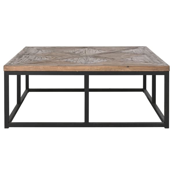 Soffbord Home ESPRIT Trä Metall 120 x 120 x 45 cm