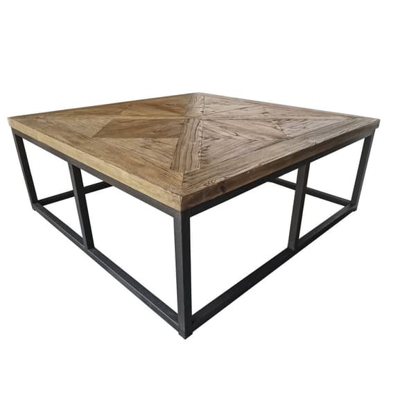 Soffbord Home ESPRIT Trä Metall 120 x 120 x 45 cm