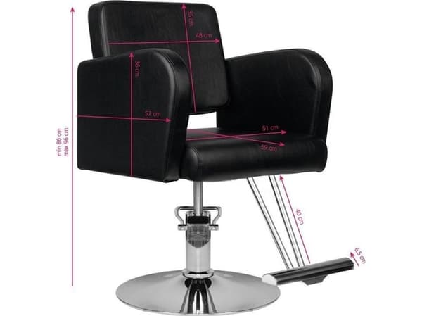 Activeshop Hair System hairdressing chair HS92 black