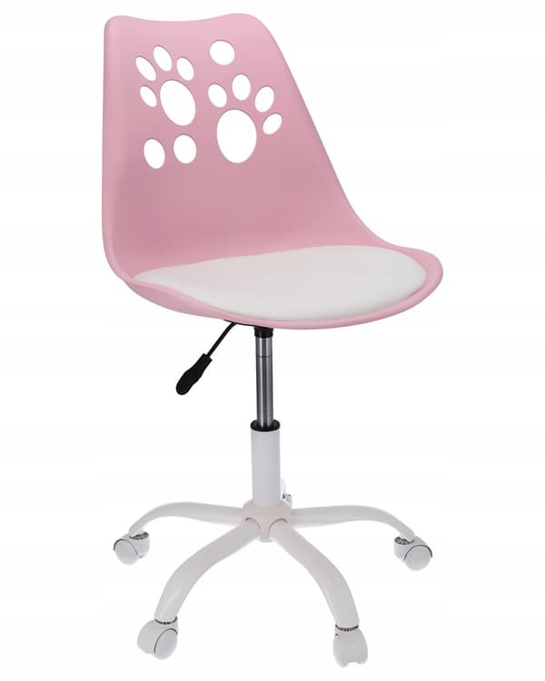 JOY stol, pink og hvid