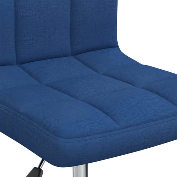 Kääntyvä toimistotuoli, sininen, verhoiltu kankaalla