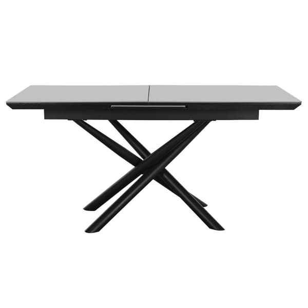 Matsalsbord Home ESPRIT Svart Grå Metall Keramik 160 x 90 x 76 cm