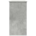 Miniatyrbild 7 av 11: vidaXL Skrivbord betonggrå 80x40x75 cm konstruerat trä