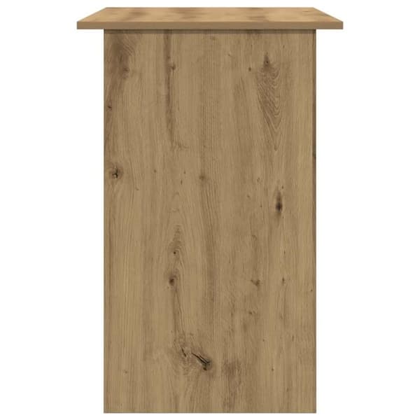 vidaXL skrivebord 90x50x74 cm konstrueret træ kunsteg
