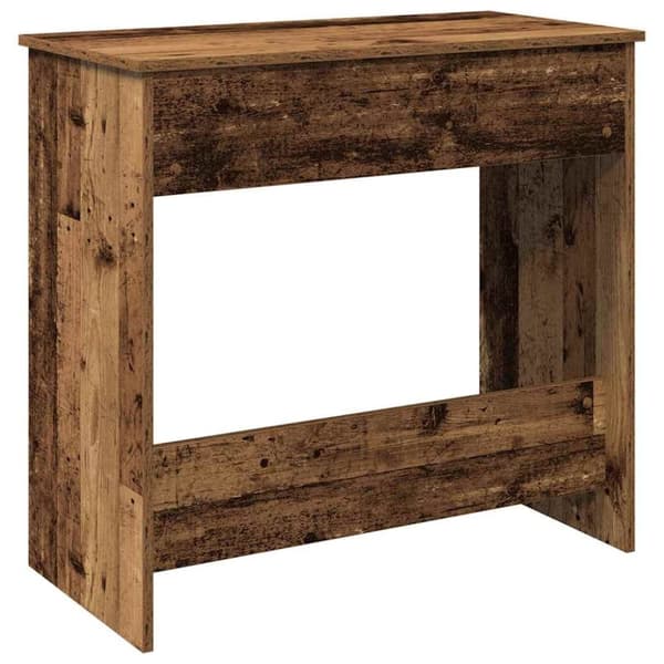 vidaXL Työpöytä musta 80x40x75 cm lastulevy