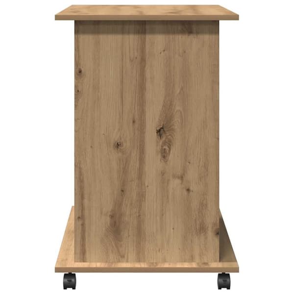 vidaXL computerbord 80x50x75 cm spånplade artisan eg