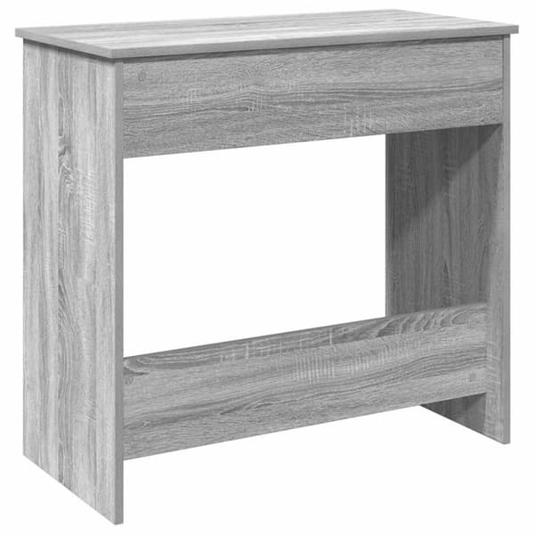 vidaXL Työpöytä harmaa Sonoma 80x40x75 cm tekninen puu