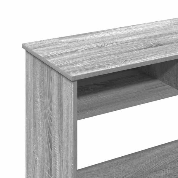 vidaXL Työpöytä harmaa Sonoma 80x40x75 cm tekninen puu