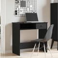 Miniatyrbilde 4 av 11: vidaXL Skrivebord svart 80x40x75 cm sponplate
