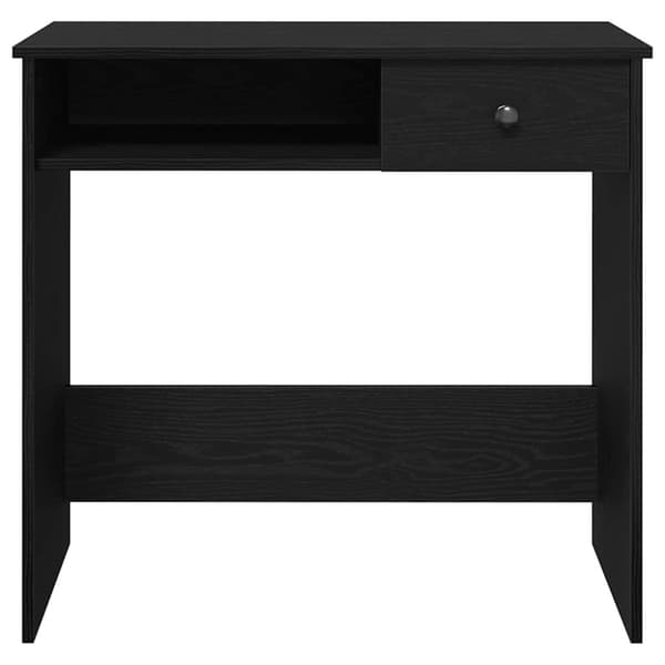 vidaXL Skrivebord svart 80x40x75 cm sponplate