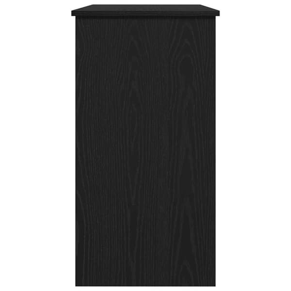 vidaXL Skrivebord svart 80x40x75 cm sponplate