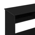 Miniatyrbilde 10 av 11: vidaXL Skrivebord svart 80x40x75 cm sponplate