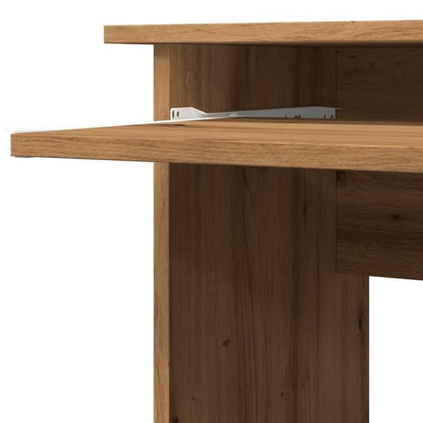 vidaXL Hjørnepult artisan eik 120x140x75 cm konstruert tre