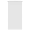 Miniatyrbild 7 av 11: vidaXL Skrivbord vit 80x40x75 cm konstruerat trä