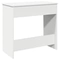 Miniatyrbild 8 av 11: vidaXL Skrivbord vit 80x40x75 cm konstruerat trä