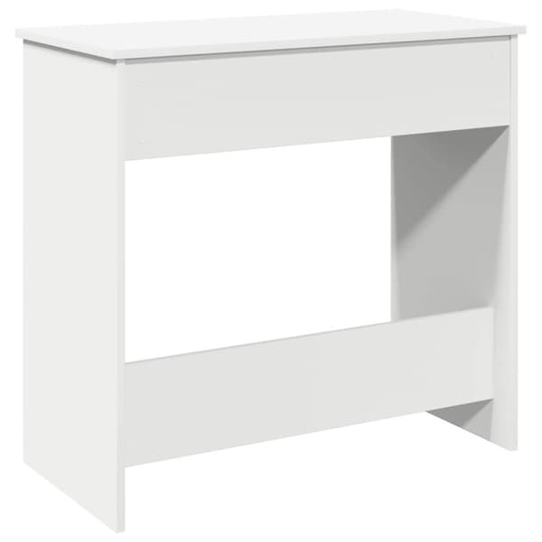 vidaXL Skrivbord vit 80x40x75 cm konstruerat trä