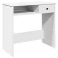Miniatyrbild 1 av 11: vidaXL Skrivbord vit 80x40x75 cm konstruerat trä