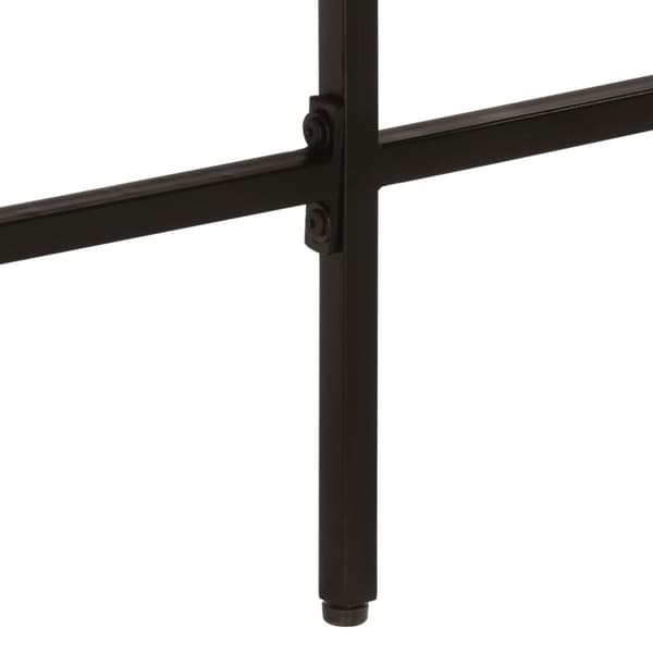 vidaXL skrivebord 165x110x77 cm massivt mangotræ og jern