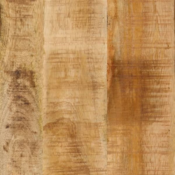 vidaXL skrivebord 165x110x77 cm massivt mangotræ og jern