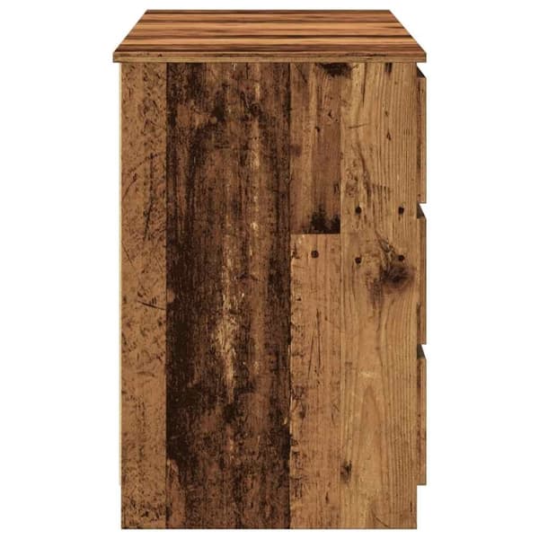vidaXL Kirjoituspöytä vanhaa puuta 140x50x77 cm lastulevy