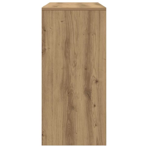vidaXL skrivebord 102,5x35x75 cm konstrueret træ kunsteg