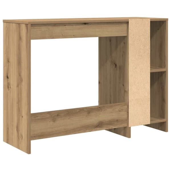 vidaXL skrivebord 102,5x35x75 cm konstrueret træ kunsteg