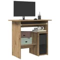 Miniatyrbild 2 av 11: vidaXL Skrivbord artisan ek 80x45x74 cm konstruerat trä