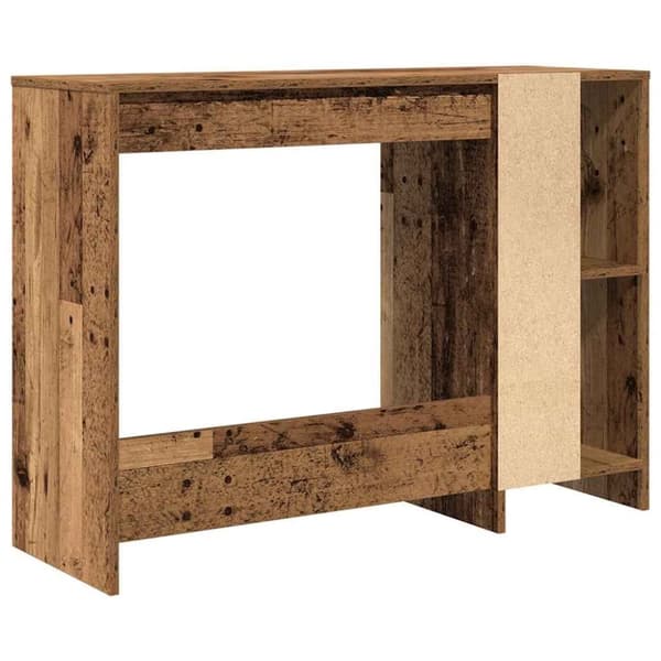 vidaXL Skrivebord gammelt tre 102,5x35x75 cm konstruert tre