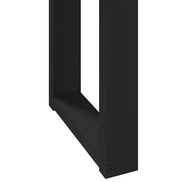 vidaXL skrivebord NOAIN U-formede ben 120x50x75cm massivt træ fyrretræ