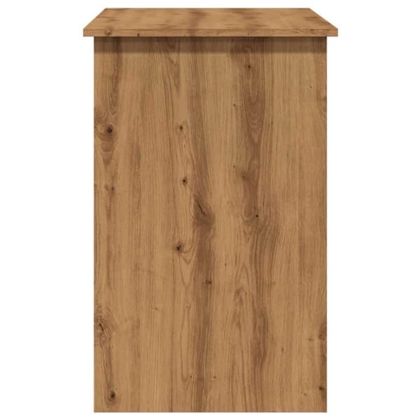 vidaXL Skrivbord artisan ek 100x50x76 cm konstruerat trä