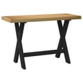 Pikkukuva 5 / 9: vidaXL Työpöytä NOAIN X-muotoiset jalat 120x50x75 cm massiivipuu mänty
