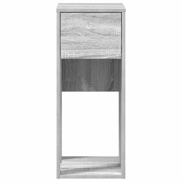 vidaXL Tietokonetorniteline laatikolla Harmaa Sonoma 30x44x74 cm