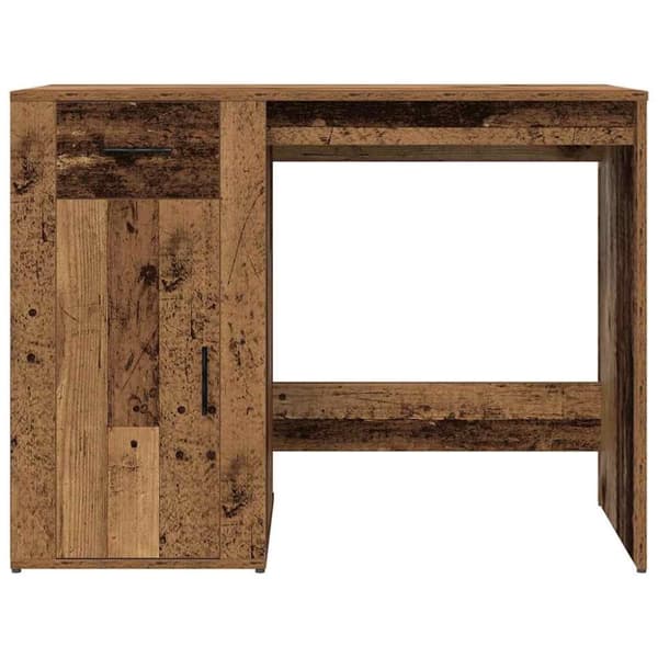 vidaXL Työpöytä musta 100x49x75 cm lastulevy