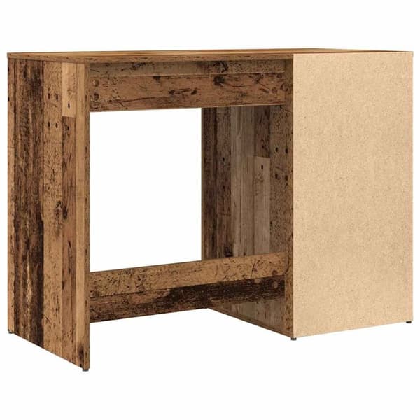 vidaXL Työpöytä musta 100x49x75 cm lastulevy