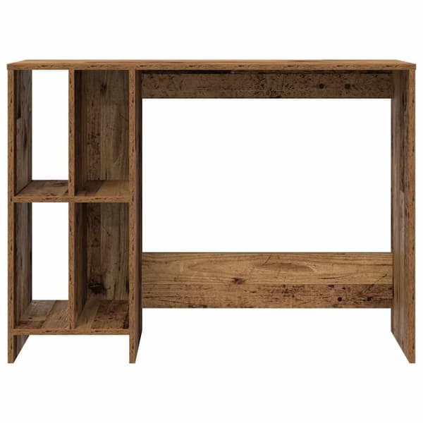 vidaXL Työpöytä vanhaa puuta 102,5x35x75 cm suunniteltu puu