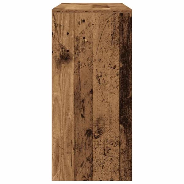 vidaXL Työpöytä vanhaa puuta 102,5x35x75 cm suunniteltu puu