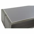 Miniatyrbild 5 av 5: Soffbord DKD Home Decor Glas Aluminium Tölgy Härdat glas (120 x 60 x 37,5 cm)