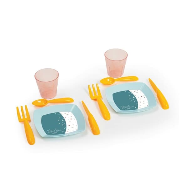 Bord med 2 stolar Ecoiffier Plast Multicolour (13 Delar)